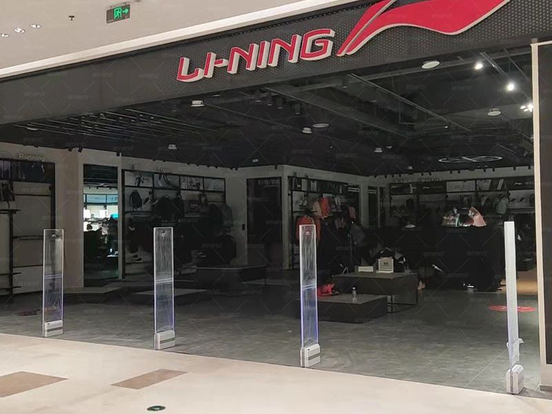 Ang tindahan ng tatak ng Li Ning ay nag-install ng cubic acoustic magnetic na anti-theft device na AM9800