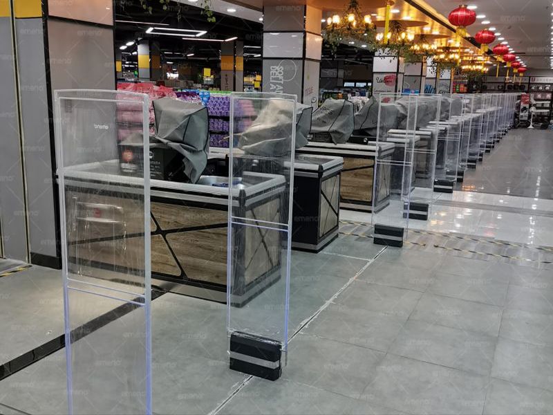 Na-install ng supermarket chain ang cubic beauty emeno supermarket anti-theft device na AM8089